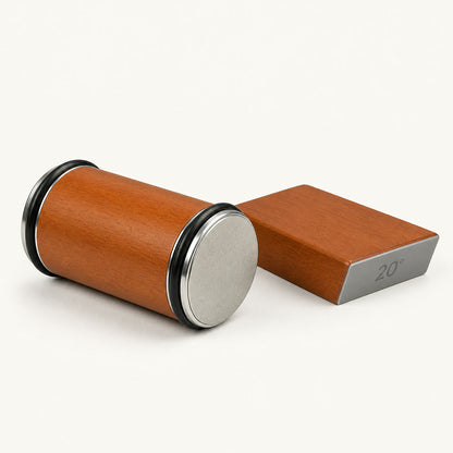 Keldley rolling knife sharpener and magnetic angle block