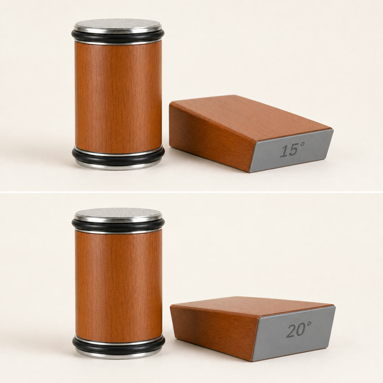 The magnetic angle block with 15 and 20 degree faces